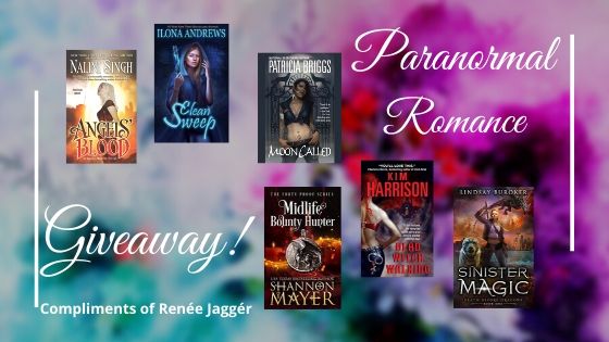 Paranormal Romance giveaway banner